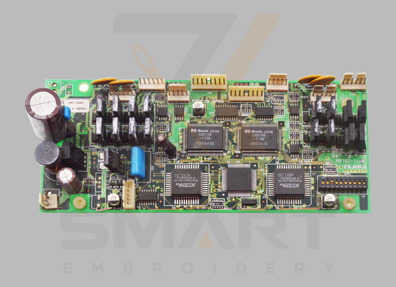 Tajima Embroidery MachineのMP 167-1カードボードを使用しました