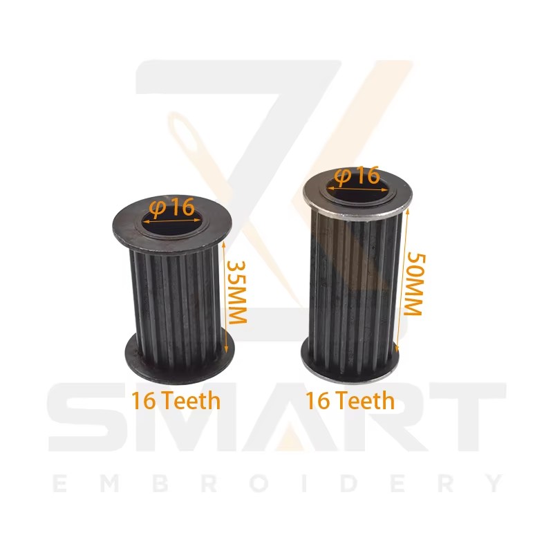 Tajima SWF エンブロイダー マシン パーツ Pulley 鉄材 S5M 16 歯 35/50 MM 501490030S12 UN110030B000 501470050S11