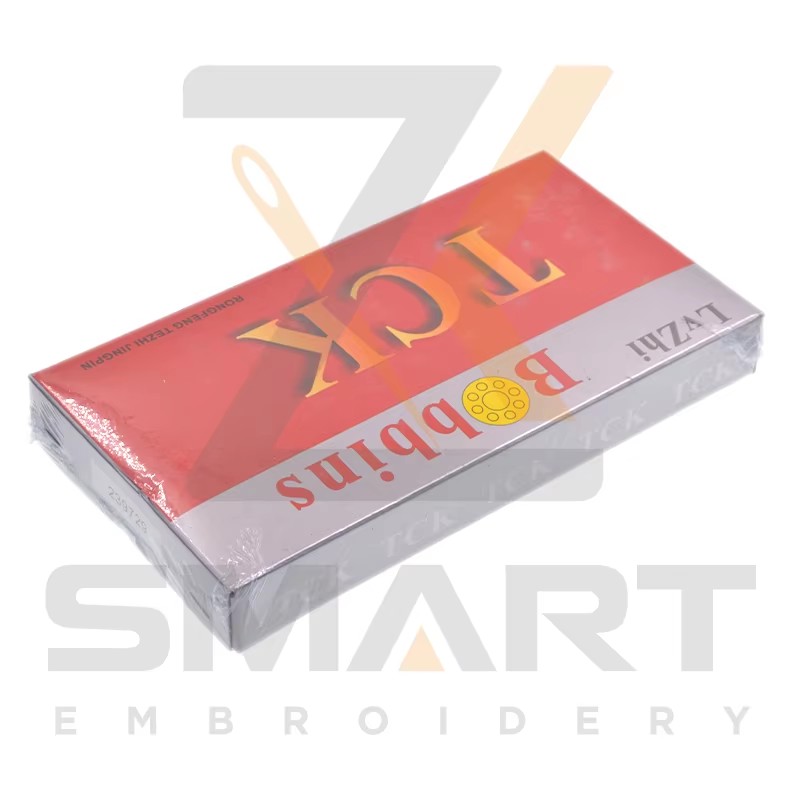 100 Pieces 2.0 Size Jumbo Bobbins for Embroidery Machines R0620-TCK シングル