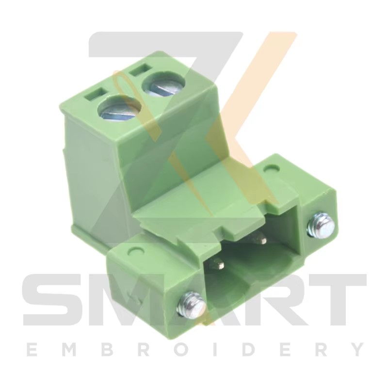 10 Pieces L Type 2 Pins Male Connector for Embroidery Machine Driver Parts E12-CZ-L2-M