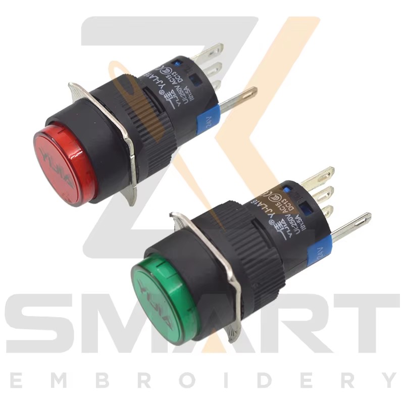 ボタン スイッチ ランプ 自己返還中国の包装機械部品 EDH06-YJ-LA16G EDH06-YJ-LA16R